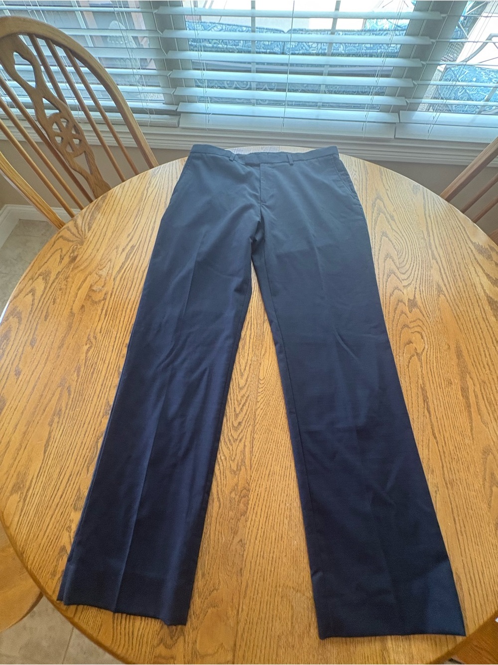 Banana Republic Marzotto Wool Men’s Blue dress casual pants 34 x 32 EUC